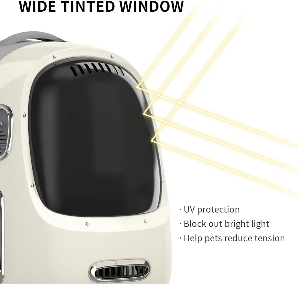 Airline-Approved Pet Backpack with Built-in Fan & Light, Detachable Carrier for Cats and Small Dogs