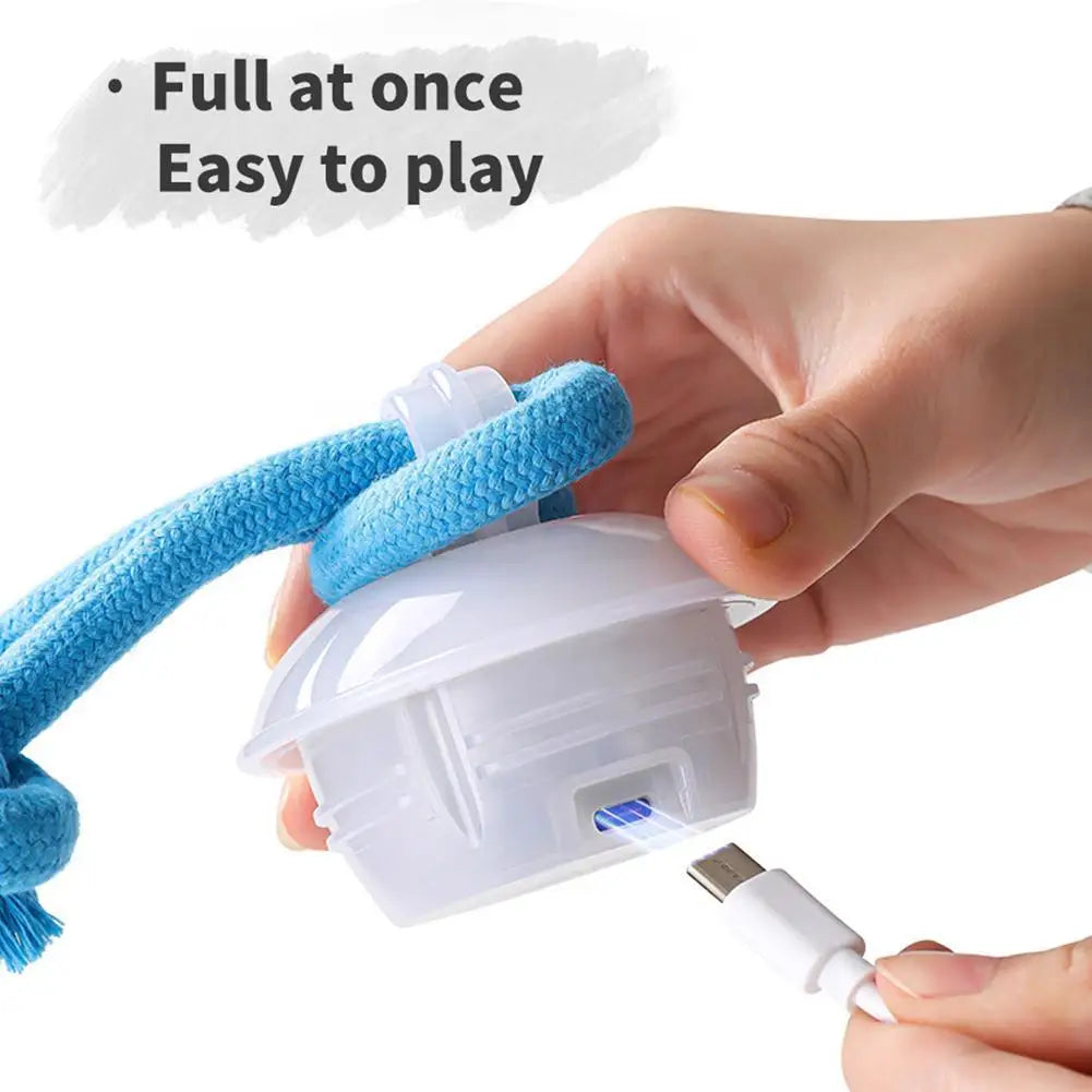 Smart Dog Toy Ball Electronic Interactive Pet Toy Moving Ball USB Automatic Moving Bouncing for Puppy Birthday Gift