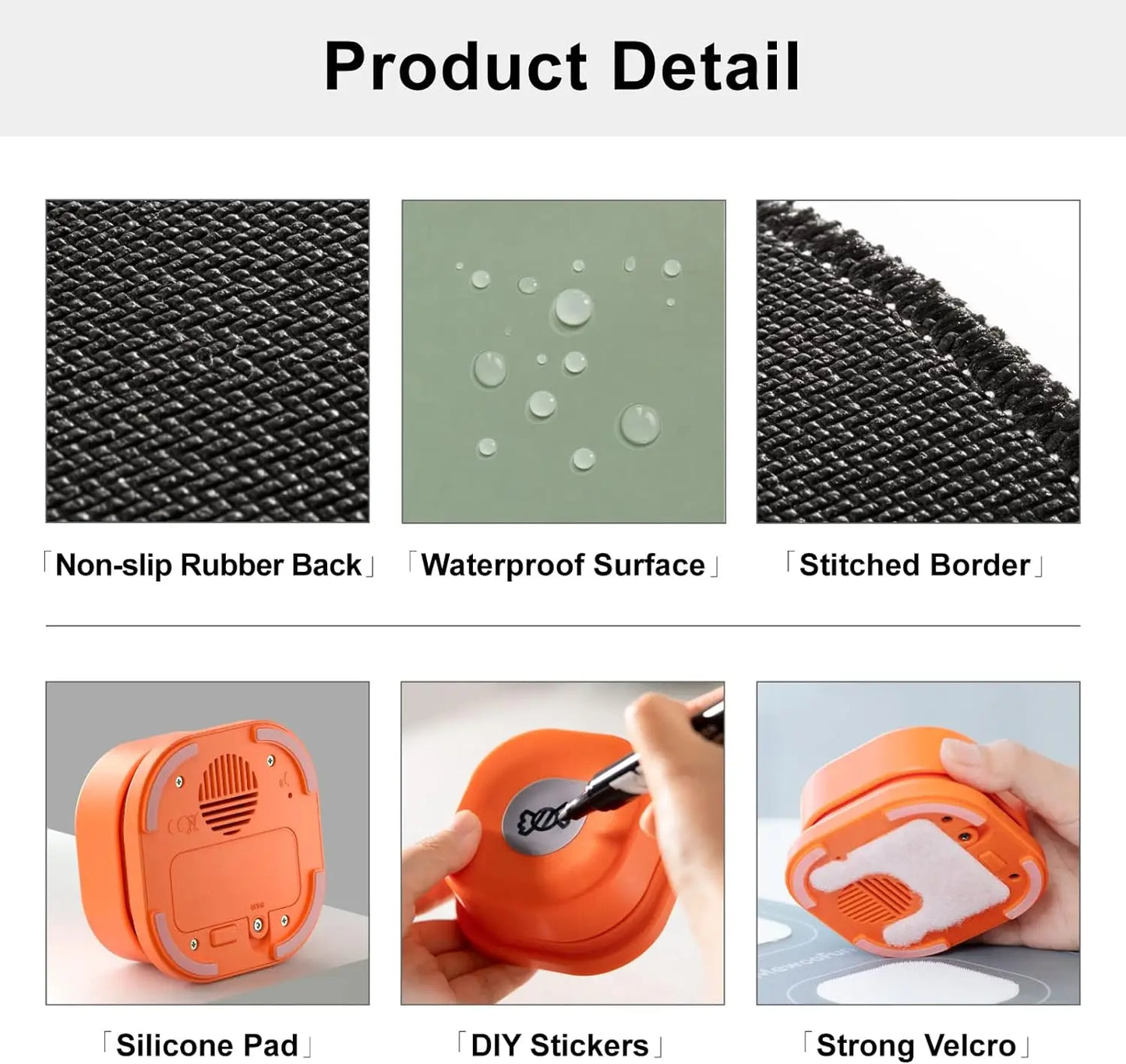 Mewoofun Dog Buttons with Rubber Mat Recordable Dog Talking Buttons Set Communication Starter Pack Dog Training Speaking Buttons