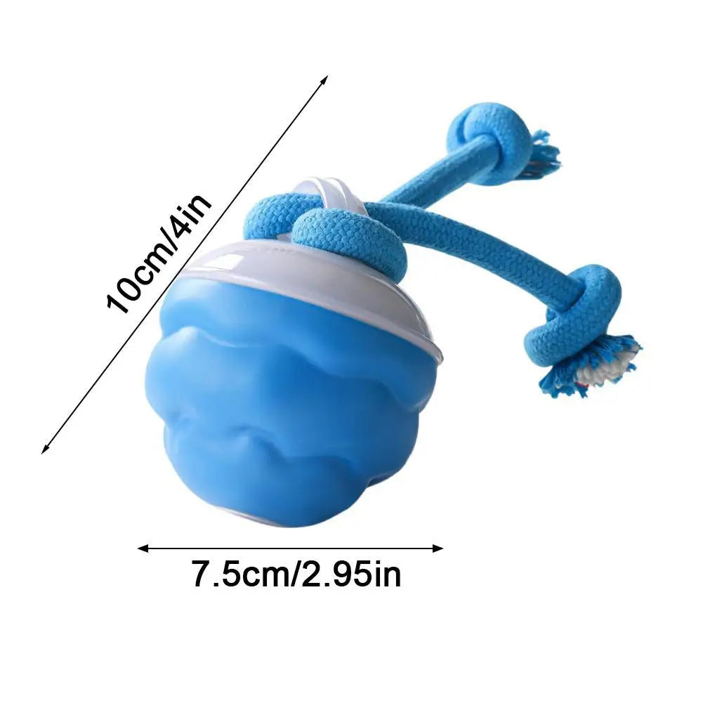 Smart Dog Toy Ball Electronic Interactive Pet Toy Moving Ball USB Automatic Moving Bouncing for Puppy Birthday Gift
